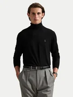 Swetry męskie - Polo Ralph Lauren Golf 710946145002 Czarny Regular Fit - miniaturka - grafika 1