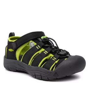 Keen Sandały Newport H2 1009965 Black/Lime Green - Sandały damskie - miniaturka - grafika 1