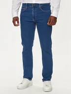 Spodnie męskie - Guess Jeans Jeansy M4YA1C D5DM2 Granatowy Slim Fit - miniaturka - grafika 1