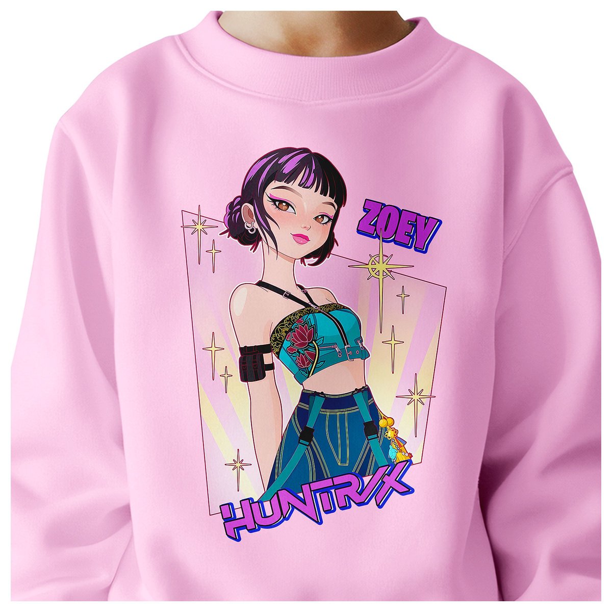 BLUZA DZIECIĘCA HUNTRIX ZOEY KPOP 146-152 BAWEŁNIANA JAKOŚĆ