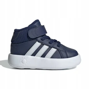 Buty dziecięce wysokie adidas Grand Court Mid I zimowe ocieplane roz. 24 - Buty dla dziewczynek - miniaturka - grafika 1