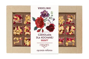 Czekolada mleczna z malinami i orzechami laskowymi - Dzień Mamy kwiaty - Czekolada - miniaturka - grafika 1
