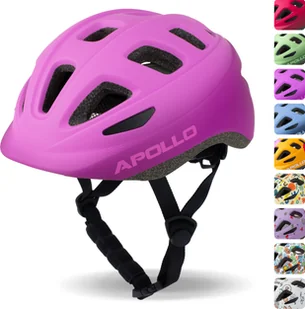 Dziecięcy kask rowerowy Apollo, kask dla dzieci i młodzieży, kask multisportowy - Pink Fade - M (51-56 cm) - Kaski rowerowe - miniaturka - grafika 1