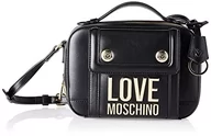 Torebki damskie - Love Moschino Damska torba na ramię, rozmiar uniwersalny, czarny, jeden rozmiar - miniaturka - grafika 1