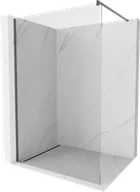 Ścianki i drzwi prysznicowe - Mexen Kioto ścianka prysznicowa Walk-in 105 x 200 cm, transparent 8 mm, gun gray szczotkowany - 800-105-101-66-00 - miniaturka - grafika 1