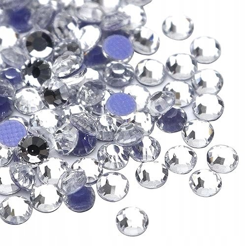KRYSZTAŁY HOTFIX SZKLANE SS10 2880 SZT. DO PAZNOKCI UBRAŃ BUTÓW do włosów