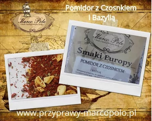 Pomidor z Czosnkiem i Bazylią 40g - Przyprawy i zioła sypkie - miniaturka - grafika 1