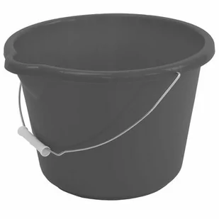 Wiadro domowe 12 l SIMI szary - Miotły, szufle, mopy - miniaturka - grafika 1