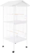 Klatki i wyposażenie dla ptaków - ZOLUX Woliera dla ptaków CHIC DUO biała H165 - miniaturka - grafika 1
