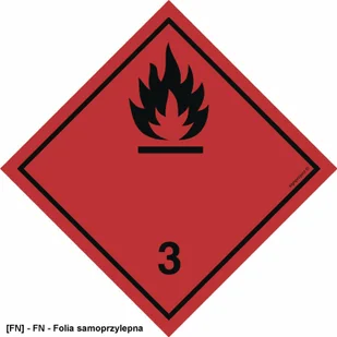 SIGNPROJECT MB023 - Materiały ciekłe zapalne 400x400 - Tablice BHP - miniaturka - grafika 1