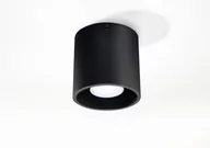 Lampy sufitowe - Sollux Lighting Plafon ORBIS 1 czarny - miniaturka - grafika 1