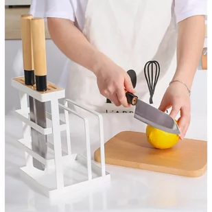 Metalowy stojak na noże - Pozostałe akcesoria kuchenne - miniaturka - grafika 3