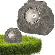 Lampy ogrodowe - Lampa Solarna Led Ogrodowa Kamień Czujnik Duży - miniaturka - grafika 1
