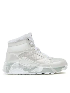 Skechers Sneakersy Uno Lite Camo Dazzle 310485L/SLGY Srebrny - Buty dla dziewczynek - miniaturka - grafika 1