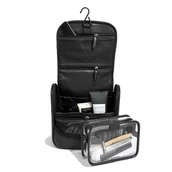 Kosmetyczki, organizery i kuferki - Stackers Kosmetyczka podróżna do zawieszenia Stackers czarna 74334 - miniaturka - grafika 1