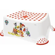 Akcesoria łazienkowe - Podest dziecięcy z funkcją antypoślizgową paw patrol tomek biały 40,5 x 28,5 x 14 cm keeeper - miniaturka - grafika 1