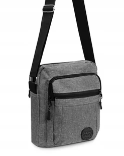 Torba męska na ramię praktyczna saszetka na pasku szara Pako Jeans - Torby męskie - miniaturka - grafika 1