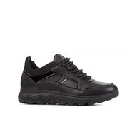 Sneakersy damskie - Damskie Sneakersy GEOX SPHERICA D26NUC-0856K-C9999 – Czarny - miniaturka - grafika 1
