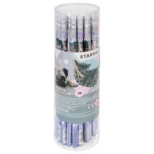 Starpak Ołówek z gumką Cuties Tub A 48 288/1440 - Przybory szkolne - miniaturka - grafika 1