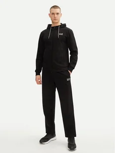 EA7 Emporio Armani Dres 7M000236 AF13512 MC156 Czarny Regular Fit - Dresy męskie - miniaturka - grafika 1