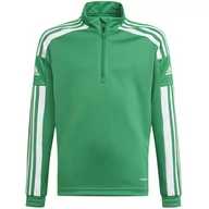 Odzież sportowa dziecięca - Adidas, Bluza sportowa dziecięca, Squadra 21 Training Top sportowy Junior GP6471, zielony - miniaturka - grafika 1