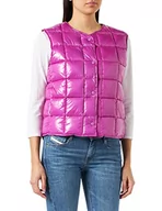 Kamizelki damskie - Replay Damska kamizelka puchowa W7739, 855 fioletowa, L - miniaturka - grafika 1