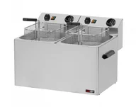 Frytownice gastronomiczne - Frytownica 2x8L gastronomiczna wyd. 14 kg/h Redfox FE - 77 - miniaturka - grafika 1