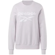 Bluzy damskie - Damska Bluza REEBOK RI BL FRENCH TERRY CREW HB2303 – Fioletowy - miniaturka - grafika 1
