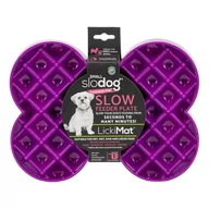 Miski dla psów - Miska spowalniająca jedzenie dla psa SLODOG SMALL fioletowa - miniaturka - grafika 1