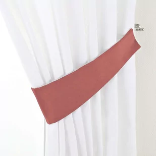 Dekoria.pl Dekoria.pl Podwiązka Victoria koralowy róż 12 × 70 cm Velvet 335-704-30 - Akcesoria do wystroju okien - miniaturka - grafika 1