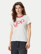 Koszulki i topy damskie - Gap T-Shirt 723653-06 Szary Regular Fit - miniaturka - grafika 1
