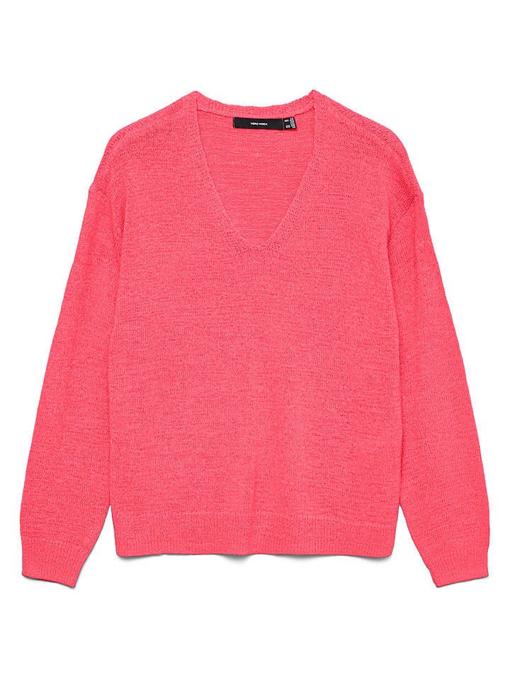 Vero Moda Sweter w kolorze czerwonym