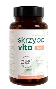 Skrzypovita pure 60 kapsułek - Włosy, skóra, paznokcie - miniaturka - grafika 1