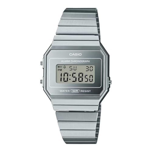 Casio Zegarek A700WEV-7AEF srebrny, A700WEV-7AEF
