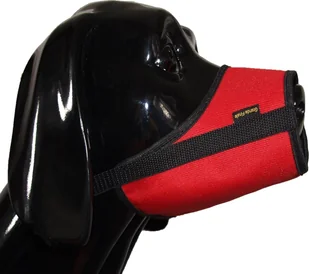 GRANDE Kagańce dla psa nylonowe Rozmiar 5, czerwony - Kagańce dla psów - miniaturka - grafika 1