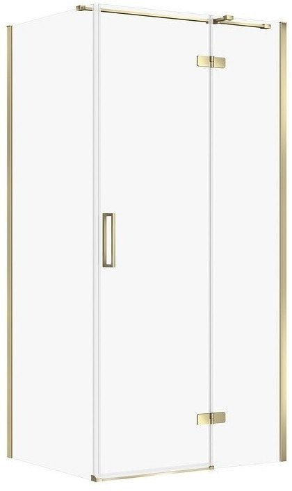 Cersanit Kabina PRYSZNICOWA CITY Z ZAWIASAMI ZŁOTA 100X80X195 PRAWA TRANSP