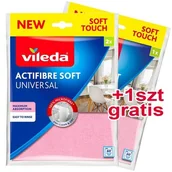 Ściereczki, gąbki, czyściki - Ściereczka VILEDA Actifibre Soft  2+1 GRATIS - miniaturka - grafika 1