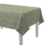 Obrusy i serwetki - Dekoria pl Obrus prostokątny zielono-pomarańczowe wzory na beżówym tle 130 × 160 cm Flowers - miniaturka - grafika 1