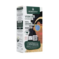 Farby do włosów i szampony koloryzujące - Herbatint Farba do włosów VEGETAL COLOR Intensywny Czarny 100 g - miniaturka - grafika 1