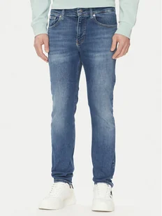 Calvin Klein Jeans Jeansy J30J327161 Niebieski Skinny Fit - Spodnie męskie - miniaturka - grafika 1