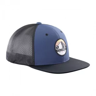 Czapka Salomon Trucker Dark Denim / Ebony - Czapki i chusty sportowe damskie - miniaturka - grafika 1