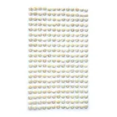 Dekoratorstwo - Kryształki samoprzylepne 6 mm 260 sztuk kremowe DP CRAFT - miniaturka - grafika 1