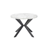 Stoły - Stół Rozkładany 100-250 x 100 x 75 Peroni Biały Marmur Halmar - miniaturka - grafika 1