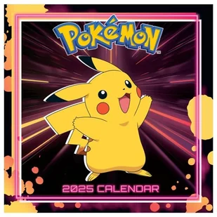 Pokemon kalendarz ścienny ścienny 2025 dla dzieci - Kalendarze - miniaturka - grafika 1
