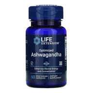 Suplementy naturalne - Life Extension Life Extension Optimized Ashwagandha wyciąg - 60 kapsułek LE00888 - miniaturka - grafika 1