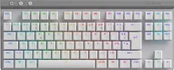 Klawiatury - Logitech G G515 klawiatura Gaming RF Wireless + Bluetooth AZERTY Francuski Biały - miniaturka - grafika 1