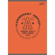 Zeszyty szkolne - Unipap zeszyt okładka laminowana A5, 60 kartek, krata, angielski ze ściągą COLLEGE - miniaturka - grafika 1