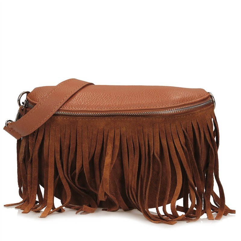 Torebka nerka z frędzlami Toscanio G132