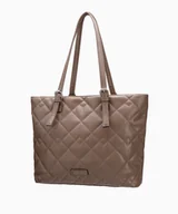 Torebki damskie - PUCCINI Damska torebka typu shopper ze wzorem brązowa - miniaturka - grafika 1