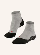 Skarpetki damskie - Falke Skarpety Trekkingowe tk5 Ultralight Short grau - miniaturka - grafika 1